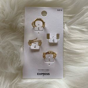 NWT Gold Express Rings